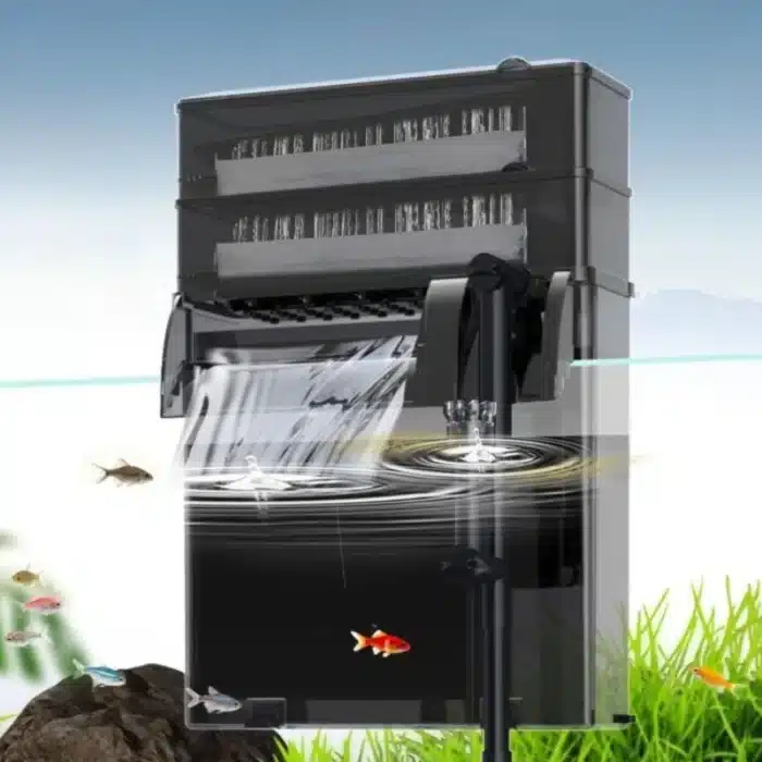 filtre-cascade-aquarium-200l-poissons