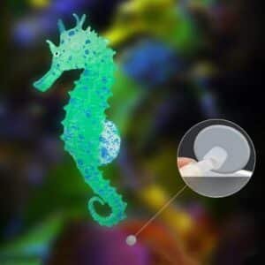 Deco-pour-Aquarium-Hippocampe-Fluo