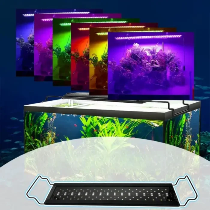 Eclairage-LED-Aquarium-Eau-Douce-reglable