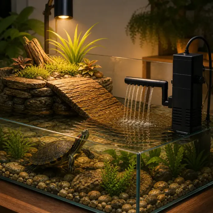 Pompe-Filtrante-Aquarium-180-Litre-Pour-Tortue-D-Eau-puissante