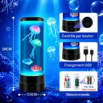 Veilleuse-Aquarium-Meduse-et-Poisson-led