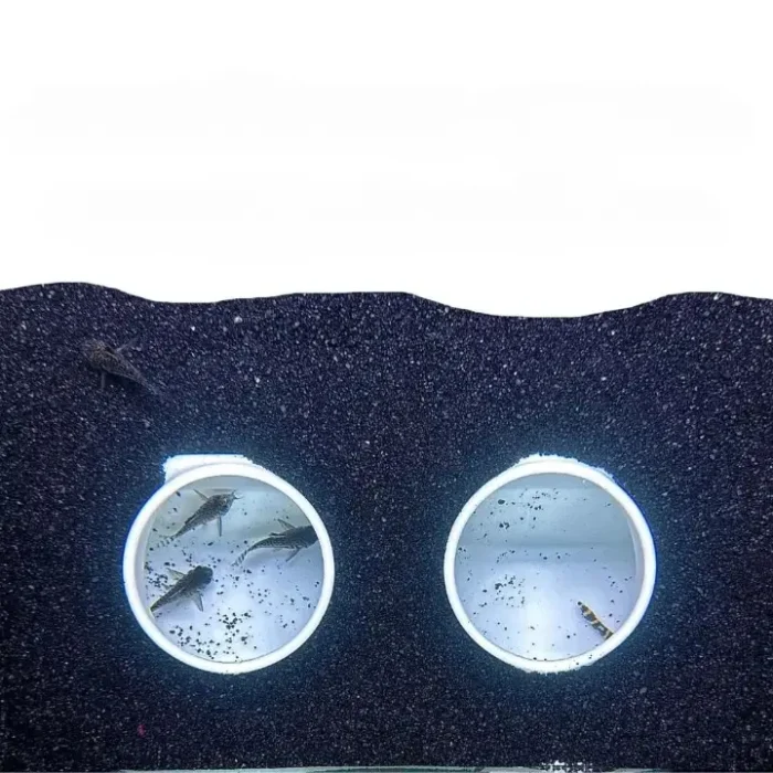 cachette-pour-poisson-aquarium-blanche