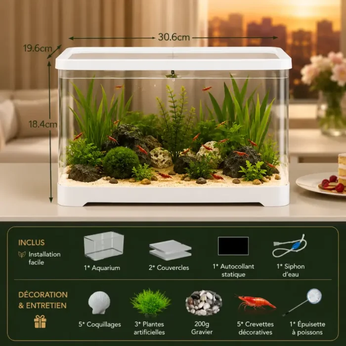 Aquarium-10L-Crevettes-avec-couvercle-plastique