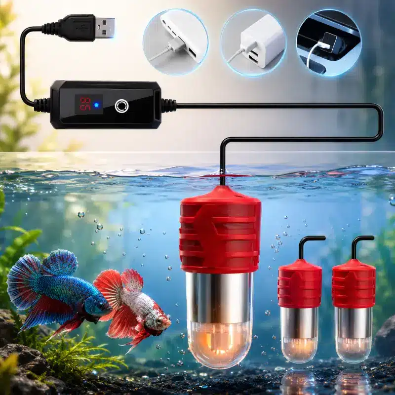 combattant 3l chauffage nano aquarium