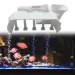 Décor Aquarium Colonne Romaine Blanche