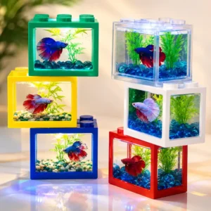 Mini-aquarium-1L-Design-Brique-multicolore