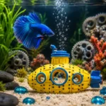 decoration-pour-petit-aquarium-10l-avec-combattant-jaune-.webp