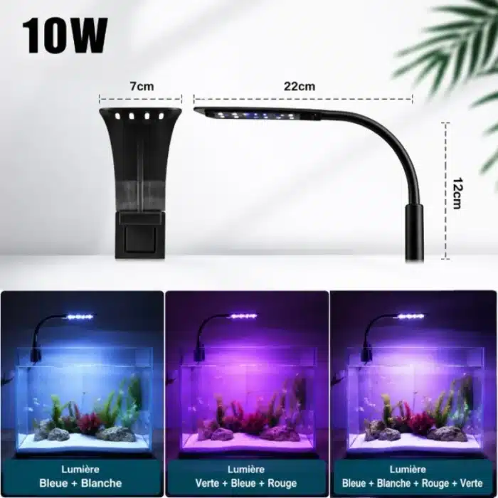 eclairage-led-aquarium-60l-clip-noir
