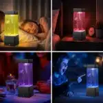 lampe-d-ambiance -meduse-LED-veilleuse