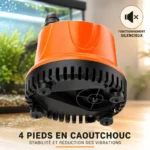 pompe aquarium immergée 4 pieds