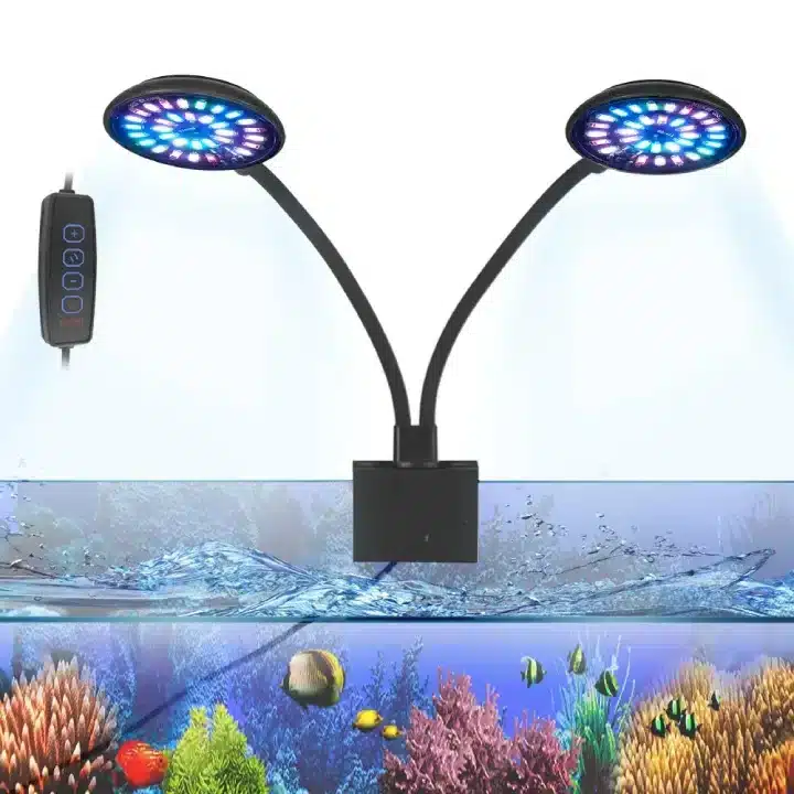 Guide LED Lumière Eclairage Lampe Clip Aquarium 60L